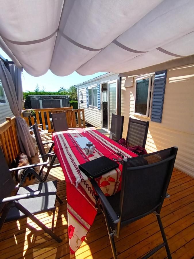 La Chanterie Agreable Mobil-Home Residentiel Normand Saint-Pair-sur-Mer Exteriér fotografie